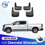 For Chevrolet Silverado -2025   2024 Fender Mudflaps Splash Guards Mudguards Mud Flaps car Accessories 2019-2025