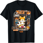 Sonic The Hedgehog Tails Vintage Kanji Plakat T-s&auml;rk S mitmev&auml;rviline