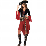 Suur Suurus Euroopa ja Ameerika Daamide Halloweeni Seksikas Naissoost Piraadi Kost&uuml;&uuml;m Cosplay Rollim&auml;ngu &Uuml;likond m