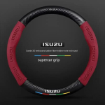 Suede S&uuml;sinikkiust libisemisvastane Auto Roolikate Metallosadega ISUZU D-MAX V-CROSS Mu-X TAGA Autotarvikud punane