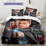 P&auml;&auml;stja Potteri Muster Voodipesu Tekikott Komplekt Tekikott Padjap&uuml;&uuml;r Kodu Kaunistus Kingitus (1 * tekikott + 2 * padjap&uuml;&uuml;ri, ilma s&uuml;damikuta) 135x200cm