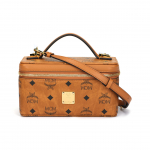 MCM Monogram Klassikaline Nahast Meigikott Naiste K&auml;ekotid Pruun MWRAAVI01CO001 Basic Set (Bag+Dust Bag)