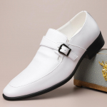Mood Uus Saabumine Disainer Meeste Must Valge PU Nahast Pulmakleit Kingad Mehelik S&otilde;idu Monk Rihm Mokassiinid Zapatos Hombre 38