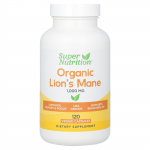 Super Nutrition, orgaaniline spiraalmane seen, 1000 mg, 120 k&ouml;&ouml;giviljakapslit (500 mg kapsli kohta)