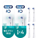 Braun iO Ehtne Target Clean Asendusosa iO Seeria x 2 Oral-B Hambahari, 1-aastane (4 pintslit) [Ainult] iORBTG-2EL valge