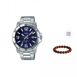 CASIO Meeste Sinine Kell MTP-VD01D-2B- Silver