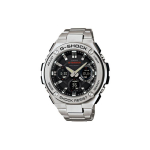 CASIO Meeste G-STEEL Seeria Must Kell GST-W110D-1 GST-W110D-1 Silver Strap