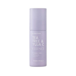 TONYMOLY Pure Dew Teepuu ja Yuzu seemne essents rahustav ja kirkastav hooldus 50ml white