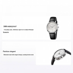 Calvin Klein Posh Series Kvartsikell Nahkrihm 40mm H&otilde;bedane sihver Meeste kellad K8Q371C6 Silver Dial