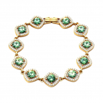 Givenchy Logo K&auml;ev&otilde;ru Paaristiil Unisex k&auml;ev&otilde;ru Kuldne Roheline 07B00376 F,Gold/Green