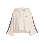adidas Originals l&uuml;hike sportlik kapuutsiga pusa naistele, triibuline, n&ouml;&ouml;riga, v&auml;rv Wonder White XL valge