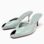 Soleist Naiste Kuldse Lakknahast Kontsaga Sandaalid, Seksikad Avatud Ninaga Sandaalid, Elegantsed Banketipeo Kingad Zapatos de Mujer 35 helesinine v&auml;rv