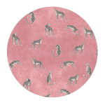 Leoparditr&uuml;kiga &uuml;mmargune vaip Kohev pehme vaip magamistuppa elutuppa Kaasaegne minimalistlik pl&uuml;&uuml;sist kodukaunistus libisemiskindel p&otilde;randamatt 80x80CM pink