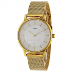TIMEX Trend Kvarts Vesi Mineraal Elevandiluu Unisex Kell, Mehhanism, Vastupidav, Klaas, Numbrilaud, TW2Y10300, [Autentne]
