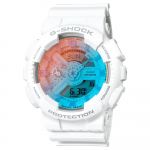 Casio G-SHOCK Meeste Vaik 200M Veekindel Digitaalne P&otilde;rutuskindel Kvartsikell GA-110TL-7A valge
