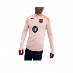 Nike FC Barcelona Strike kolmas meeste Dri-FIT Total 90 jalgpallikootud treeningtop Crimson Tint Bright Mango Midnight Navy HM3350-808 L