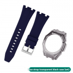 Ga2100 Silikoonist Modifikatsioonikomplekt rihma&uuml;mbrise komplekt Casio GA-2100/2110 GA-B2100 jaoks L&auml;bipaistev j&auml;&auml;t&uuml;kikarp K&auml;epael koos &uuml;mberehitust&ouml;&ouml;riistaga For GA2100
