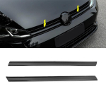 1 KOMPLEKT L&auml;ikiv Must Auto Esipamperi Iluv&otilde;re Liist V&otilde;re Kaunistusriba Kate VW Golf 7 7.5 MK7 V&auml;lisdisaini Lisatarvikud Golf 7