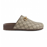 Gucci Horsebit Slipper GG Supreme Kangast Sandaalid Beež 749815 KHN80 9769 36