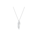 Swarovski Mayfly Leaf Kaelakee Naiste kaelakeed H&otilde;be 5423184 Box+Shopping Bag (Random Color) white