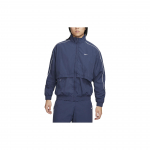 Nike Sportswear Solo Swoosh Logo T&otilde;mblukuga Kraega Jakk Meeste Jakid Thunder-Blue FB8623-437 XXL