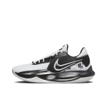 Nike Precision 6 Scion Of Vigor Fabric Abrasion Resistant Low top Basketball Shoes Men's Black White DD9535-007(Team826-) 44 black