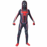Laste &Uuml;lim Miles Morales Spider-Man Kost&uuml;&uuml;m, Multiversum, Lycra, 110cm, Vanus 3-4, Mitmev&auml;rviline 3 years/4 years