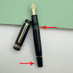 WingSung 630 L&uuml;hike Vaik T&auml;itesulepea Iraurita 0.5mm NO.8 Otsik Kolb Vaik Kuldne Klamber Pen Kirjatarbed &Auml;rikirjutamine Kingitused (as the picture,F(0.5mm))