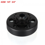 Go Karti sidur 20mm 3/4 1 Ava 14T 14 Hammas Sobib Fun Kart Minibike Mootorile #40/41/420 Kett Predator 212 Tsentrifugaalsidur