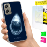 Kaitse&uuml;mbris Motorola Moto G06 / G06 Power jaoks &Uuml;mbris Case Tagak&uuml;lg&uuml;mbris + Klaas