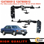 Mercedes-Benz W124 W201 Uue katuseluugi jala t&otilde;stenurga mehhanismi lingi kronsteinide komplektid 1247800512 1247800612 auto lisatarvikud Left and Right