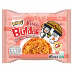 Samyang Rose Hot Chicken Flavor Lame Klaasnuudel Topsis 169,4 g / Kotis 140 g / Korea Nuudel, Kfood, Autentne Korea Toit Bag 140g x 4ea red
