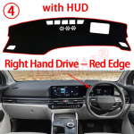 Armatuurlaua kate Kaitsepadi Kia Sportage 5 NQ5 2026 2027 Autole Armatuurlaua P&auml;ikesekaitse UV-vastane Vaipmatt Tarvikud RHD Red with HUD gray