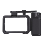 K&auml;epide Grip Kit Sobib DJI Osmo Action 5 Pro 4 3-le koos puuriga T&auml;navafotograafia Grip Kiirvabastus K&uuml;lma Kingaga Randmepael black