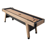 2,7 m Shuffleboardi laud, kriimustuskindel m&auml;ngupind sujuvaks ja kiireks pucki liikumiseks, alusjalad nivelleerijatega optimaalse stabiilsuse tagamiseks, Shuffle Board w/
