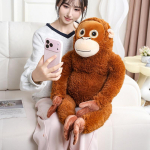 306090Cm Kawaii Simulatsioon Ahv Palus Nukk Seljakott Pika K&auml;ega Gorill Loom T&auml;idisega M&auml;nguasi Kodu Kaunistus Kingitus Lastele see choose option brown