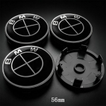 4 tk 56/68 mm auto veljekatted BMW E87 M Performance E36 E46 E60 E90 E91 E92 E93 F30 F20 M3 G01 E36 E39 E87 E46 E90 E92 jaoks jbhv81 gray