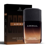 UrbanGabru ANIMAL Parf&uuml;&uuml;m meestele | Oud, Soe v&uuml;rts, suitsune nahk, roos | Kehasprei mehele | Kauakestev parf&uuml;&uuml;m meestele | Luksuslikud l&otilde;hnad | 40ML black