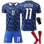 Uue hooaja jalgpalli Prantsusmaa s&auml;rgi komplekt #11 Olise