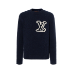 LOUIS VUITTON SS26 Kampsun Meeste 1AJAYZ S0 tumesinine v&auml;rv