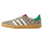 GUCCI x Adidas Originals Gazelle L&otilde;uend Stiilsed Rula Kingad Meeste Eebenipuu 715222 FAAR3 9751 43 gray