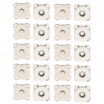 10 komplekti, &otilde;mmelda magnetkotti klambrid k&auml;sit&ouml;&ouml;riiete koti jaoks DIY 18 mm pronks 14mm valge