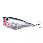 1tk Hengjia Mini Topwater Popper Bait Plastic Bionic Vobbler kalastustarbed