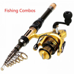 1,3&ndash;2,4 m kaasaskantava teleskoop&otilde;nge ja spinningu p&uuml;&uuml;girulli kombode komplekt 1.3m