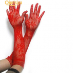 Naiste Stretch Lace Opera k&uuml;&uuml;narnukk pika pikkusega &otilde;htupeokindad