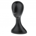 16-tolline mannekeenipea mudel Mannekeen Parukas M&uuml;ts Salli vitriin, must 22x13.5x40cm