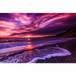 HUACAN teemantmaaling Sunset scenery 5d teemantpusle 5d teemantmaali t&auml;ispuur 20*30 cm