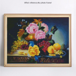 Teemantmaalimine &uuml;mmargused kivid Lilled Teemanttikandid Lillede hobi ja k&auml;sit&ouml;&ouml; pildid 20X30