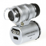 60-kordse suurendusega luup Jeweller Eye Jewelry Luup Loop LED-valgusti kontrollimiseks / parandamiseks