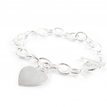 Les Tr&eacute;sors De Lily [G6317] - Bracelet Argent 'Love' h&otilde;be
